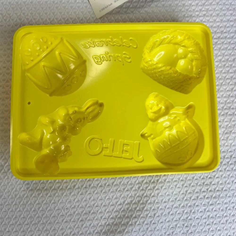 Jell-O Jigglers Easter‎ Molds Lot of 6 Vintage Celebrate Spring Bunny New & Used